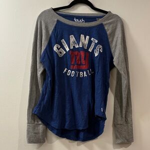 Touch Giants Football Blue and Gray Long Sleeve‎ Shirt